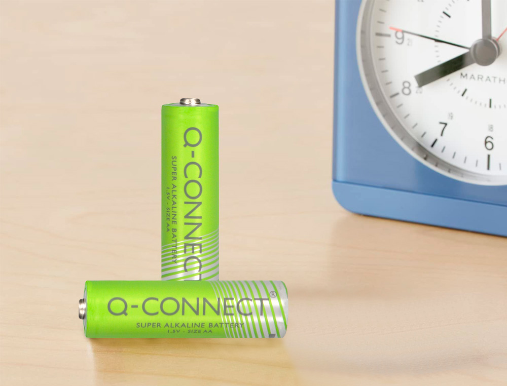 PILHA Q-CONNECT ALCALINA AA BLISTER COM 4 UNIDADES