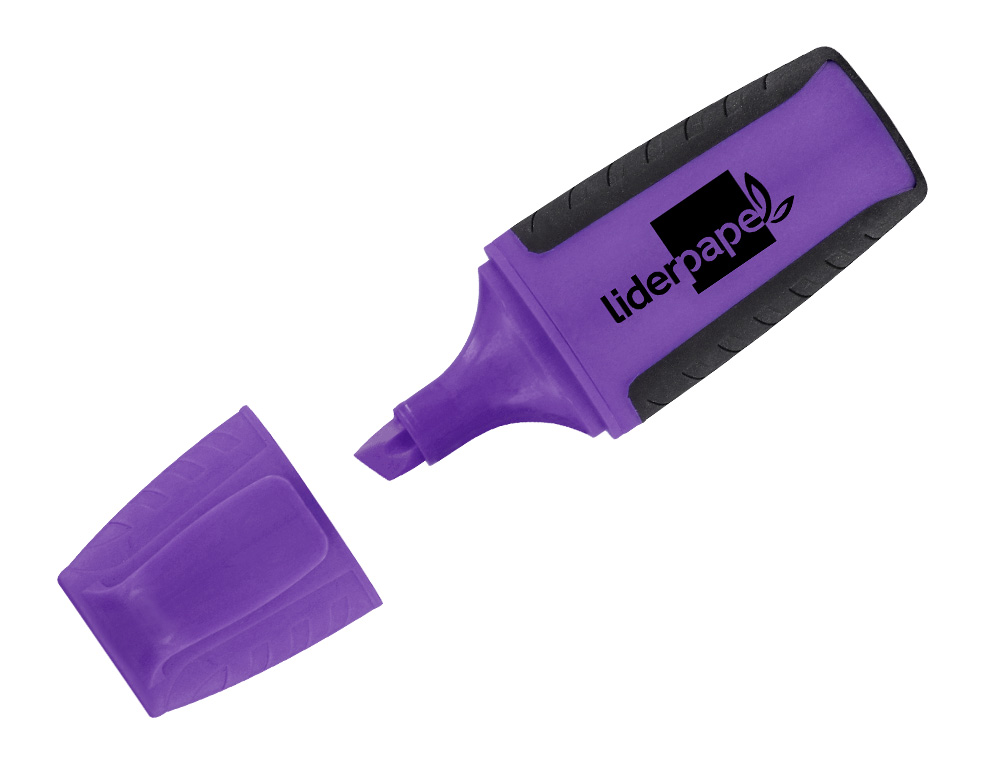 MARCADOR FLUORESCENTE LIDERPAPEL VIOLETA