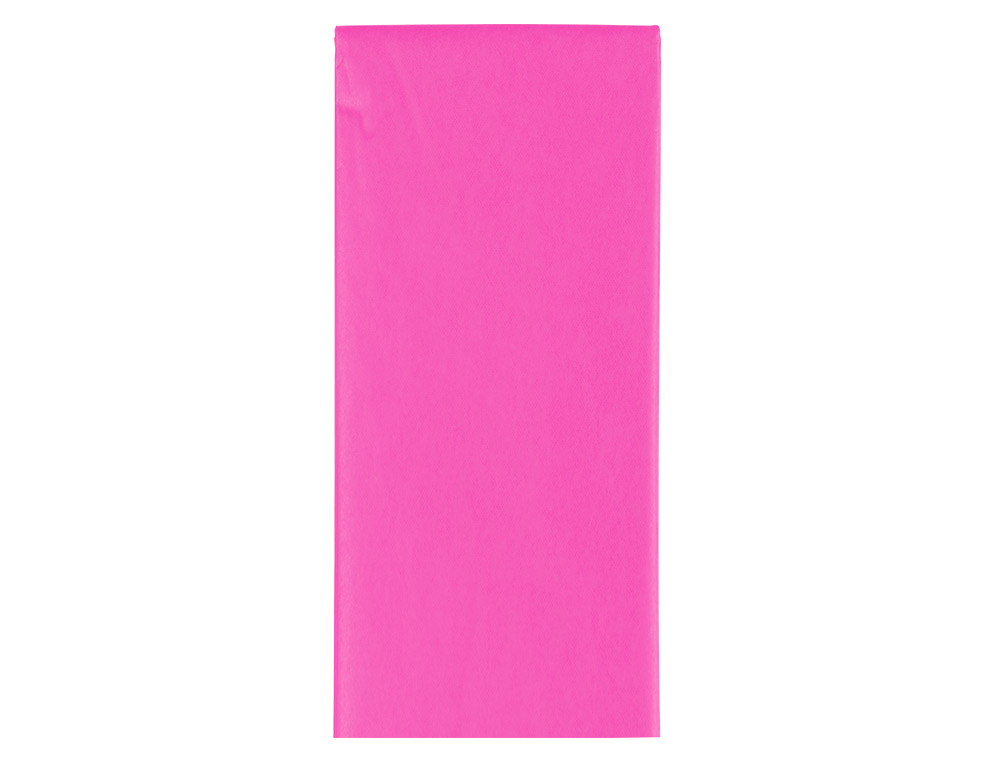 PAPEL SEDA LIDERPAPEL 52 X 76 CM 18 GR ROSA FORTE