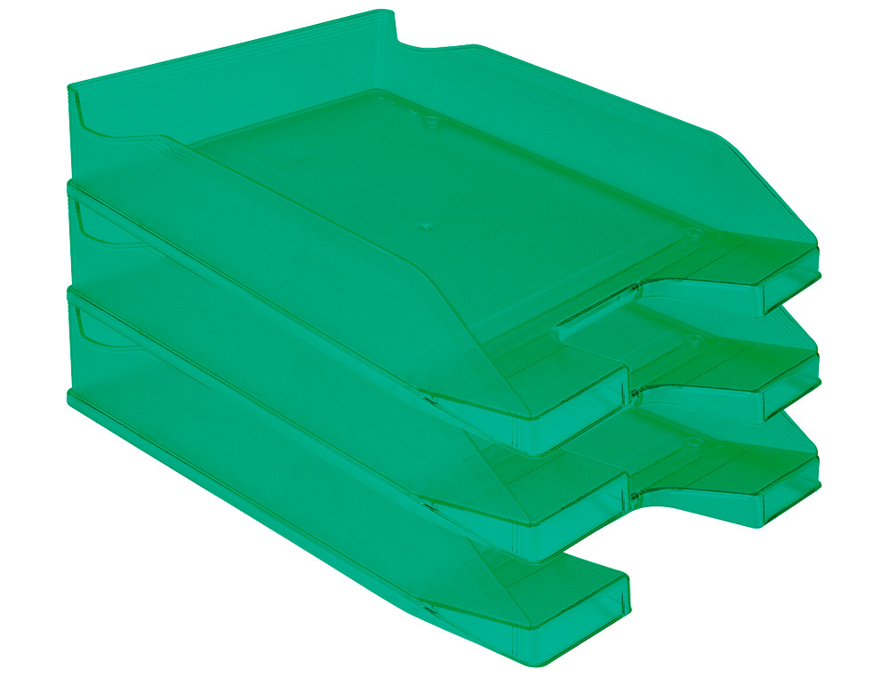 TABULEIRO DE SECRETARIA Q-CONNECT PLASTICO VERDE TRANSPARENTE