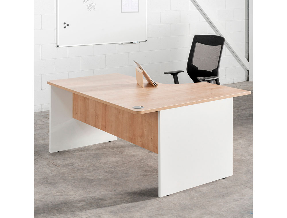 MESA DE ESCRITORIO ROCADA SERIE WORK 1600 X 840 MM ACABAMENTO FAIA
