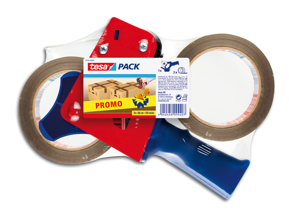PORTA ROLO TESA PARA PACK PARA ROLOS DE 66MTX 50MM2 ROLOS FITA CASTANHA
