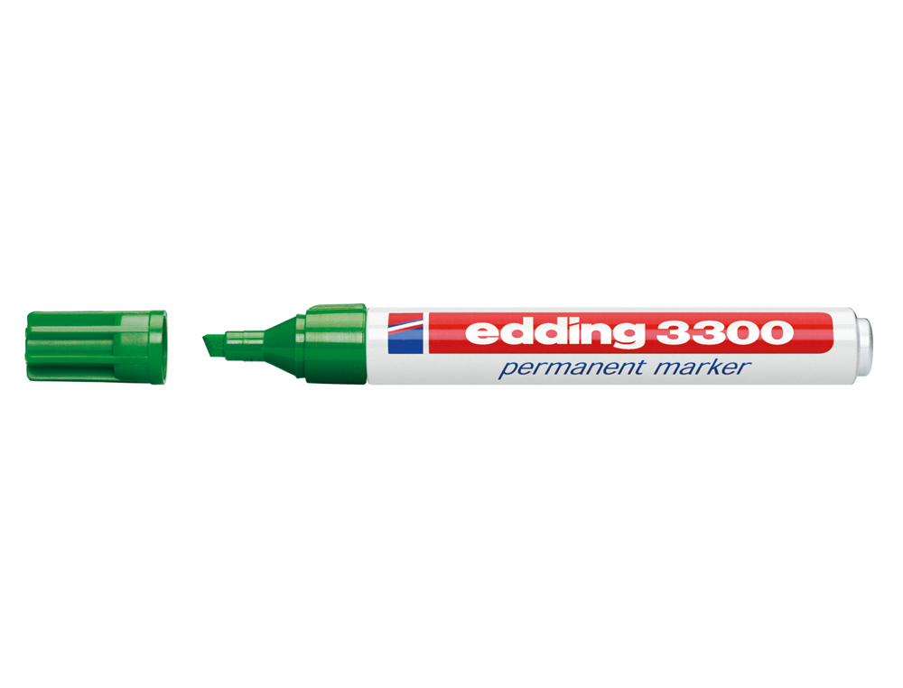 MARCADOR EDDING MARCADOR 3300 N.3 VERDE - PONTA BISELADA