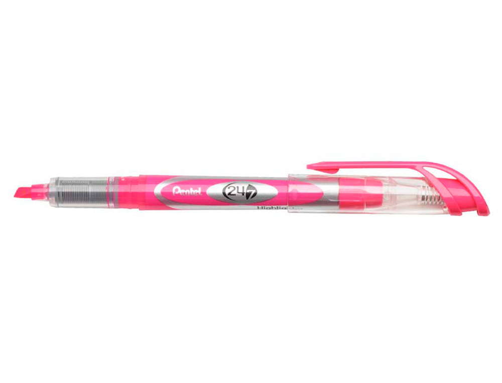 MARCADOR FLUORESCENTE PENTEL SL12 ROSA