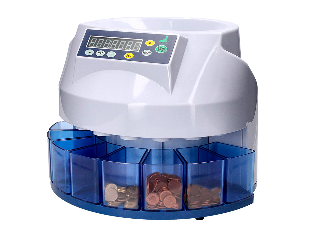 MAQUINA DE CONTAR E CLASSIFICAR MOEDAS Q-CONNECT