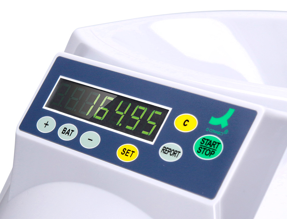 MAQUINA DE CONTAR E CLASSIFICAR MOEDAS Q-CONNECT