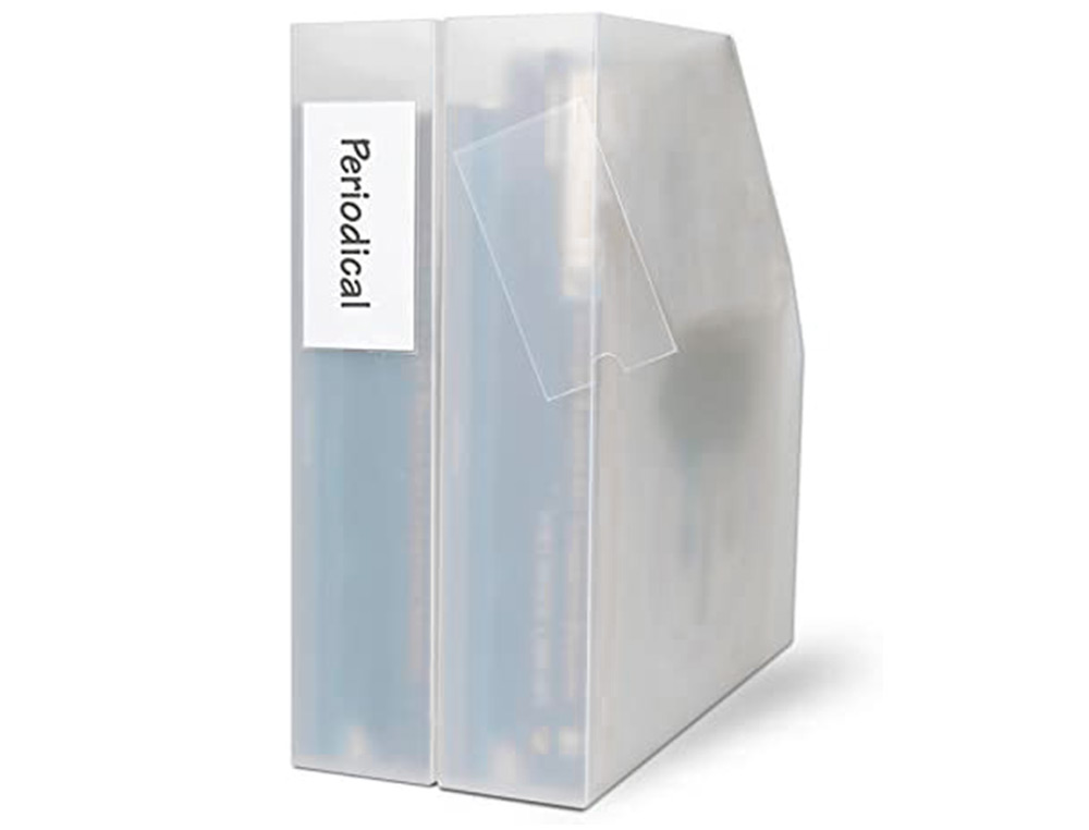 BOLSA AUTOADESIVA Q-CONNECT PARA LOMBADA DE PASTA 55X102MM PACK DE 6 UNIDADES