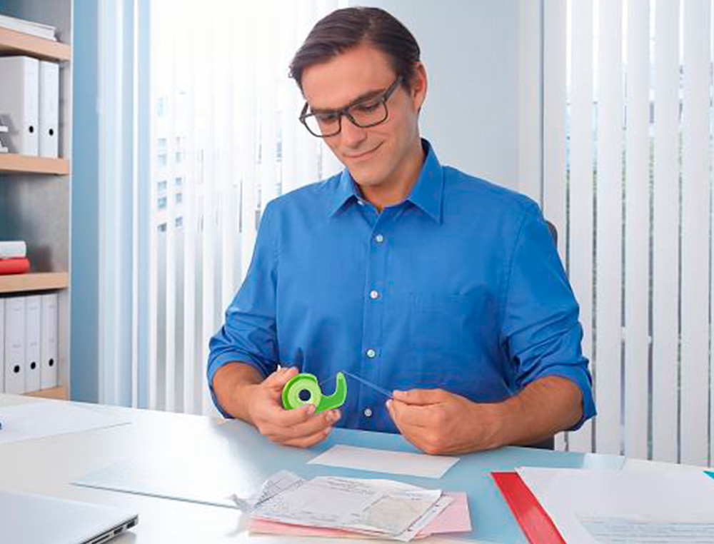 MINI DESENROLADOR Q-CONNECT PARA FITAS DE 19MMX33M