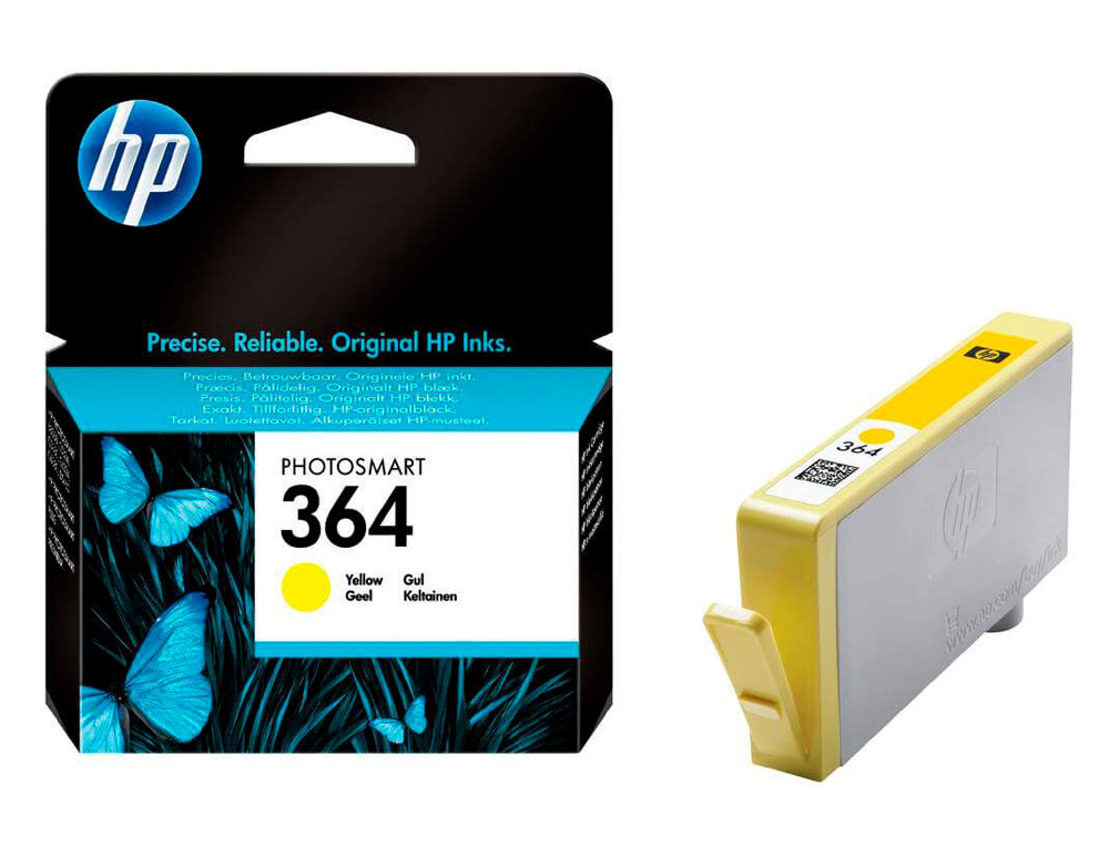 TINTEIRO HP 364 AMARELO PHOTOSMART PREMIUM - C309A / SERIES C5300 / C6300 / B8500 / D5400 -300PAG