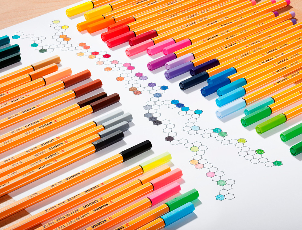 MARCADOR STABILO PONTA DE FIBRA POINT 88 ZEBRUI ESTOJO DE 20 MARCADORES SORTIDOS