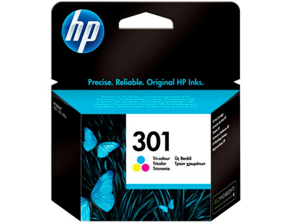TINTEIRO HP 301 TRICOLOR