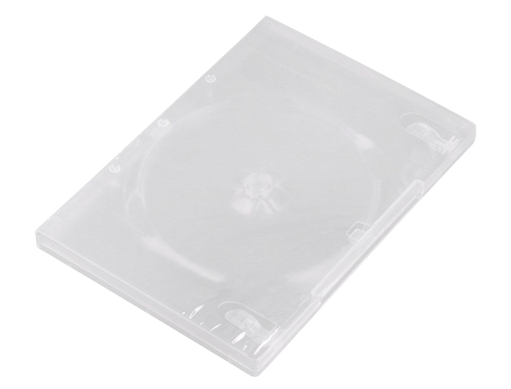 CAIXA DVD Q-CONNECT TRANSPAREN TE PACK DE 5 UNIDADES