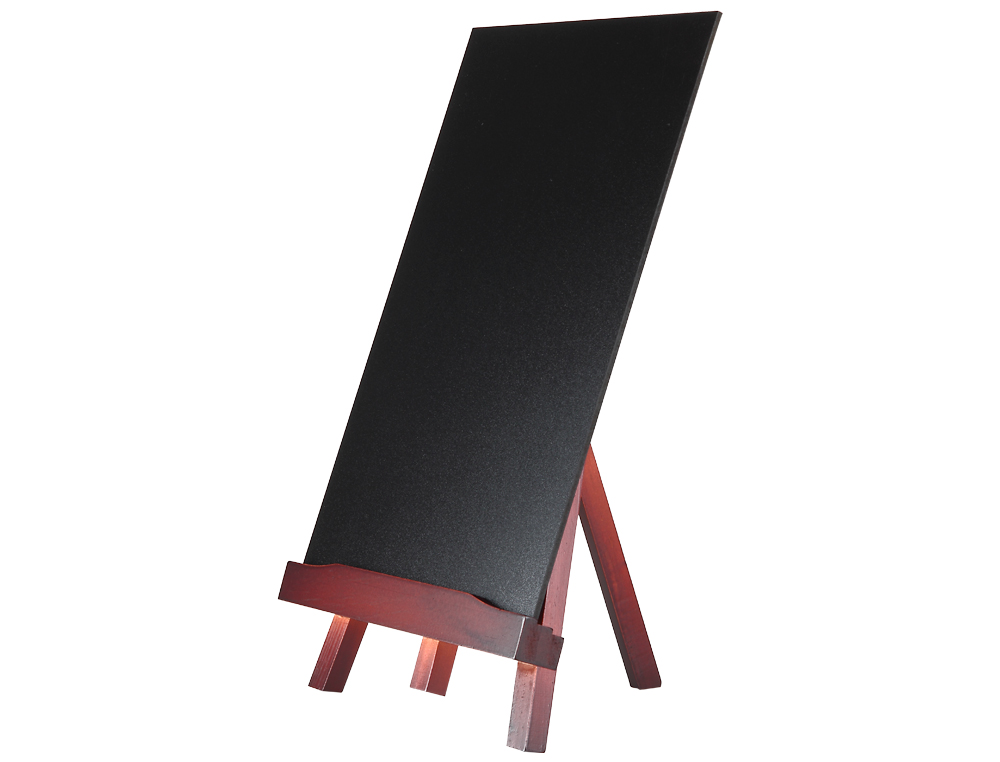 QUADRO PRETO LIDERPAPEL CAVALETE DE MADEIRA COM SUPERFICIE PARA MARCADORES TIPO GIZ 22X35CM