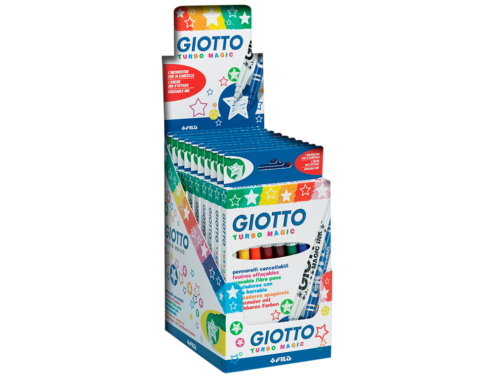 MARCADOR GIOTTO TURBO FANTASIAEXPOSITOR DE SECRETARIA 510X420X360 MM
