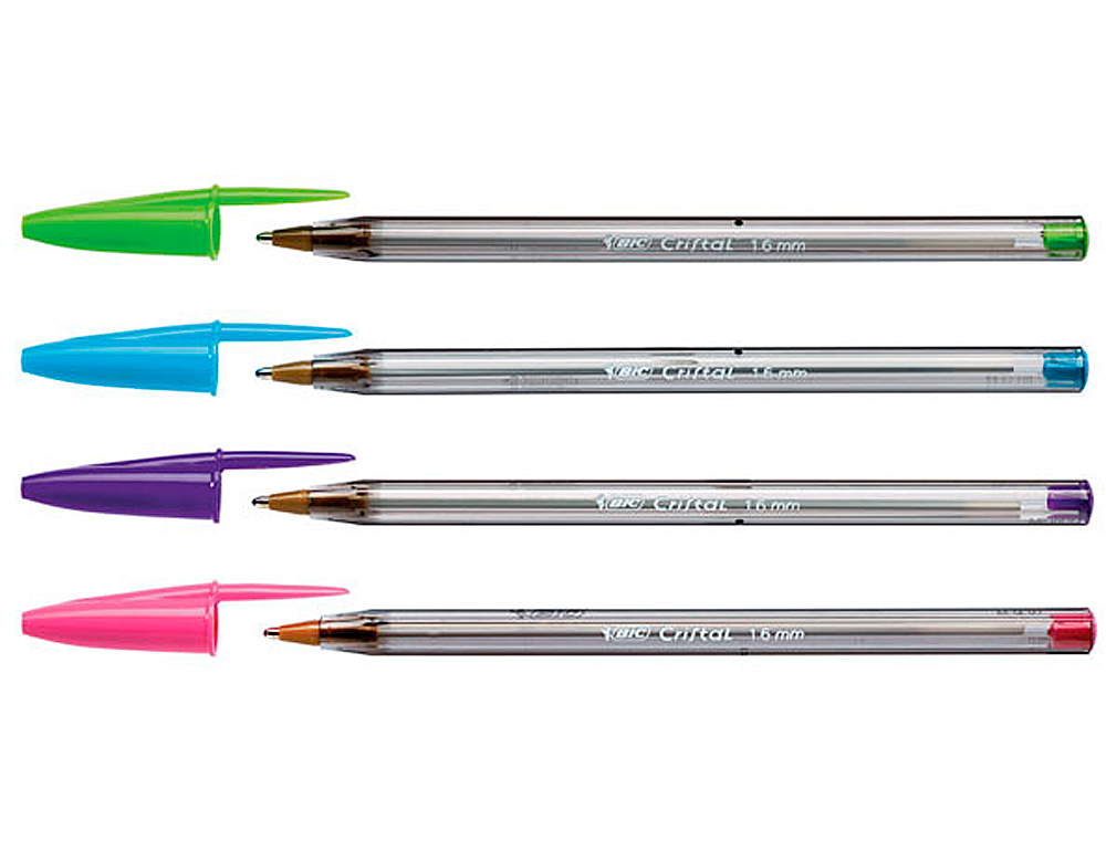 ESFEROGRAFICA BIC CRISTAL LARGE FASHION CAIXAS DE 20 UNIDADES CORES SORTIDAS