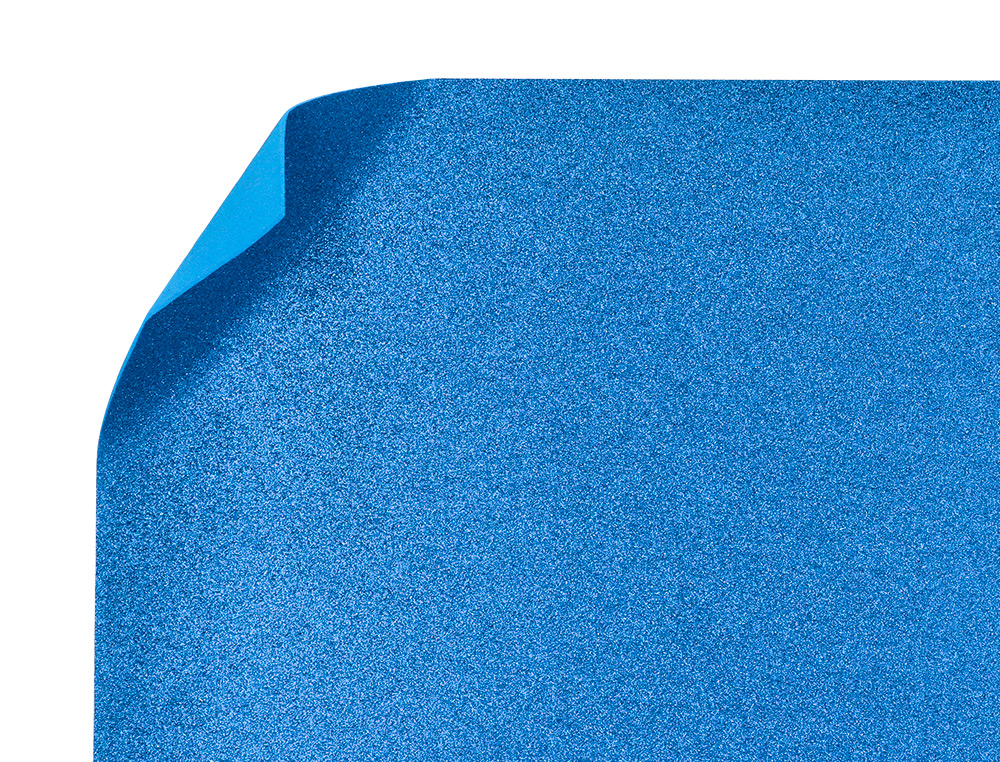 GOMA EVA COM PURPURINA BIODEGRADAVEL LIDERPAPEL 50X70CM 60 GR ESPESSURA 2 MM AZUL ESCURO