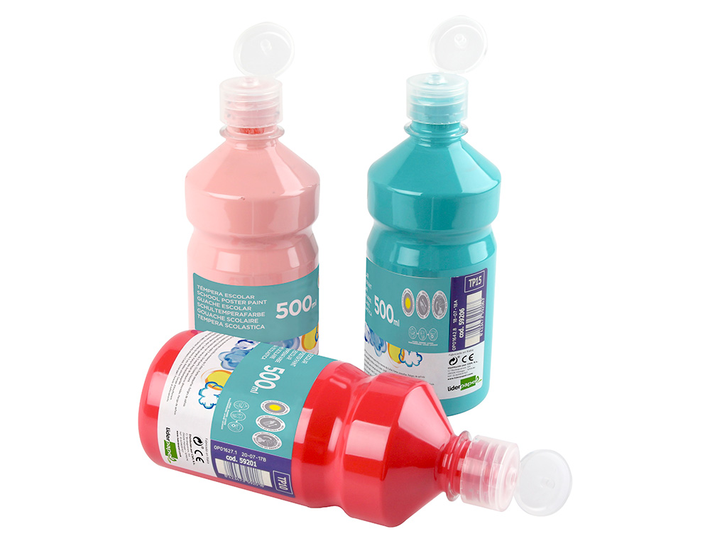 GUACHE ESCOLAR LIDERPAPEL 500 ML LILAS