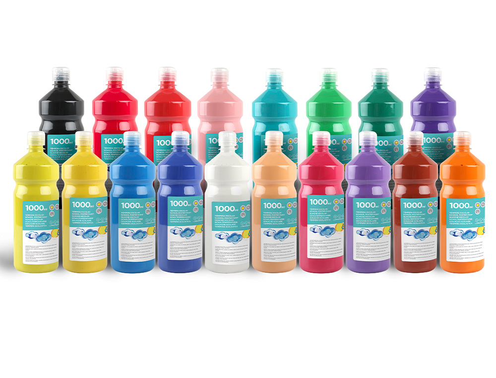 GUACHE ESCOLAR LIDERPAPEL 1000 ML MAGENTA