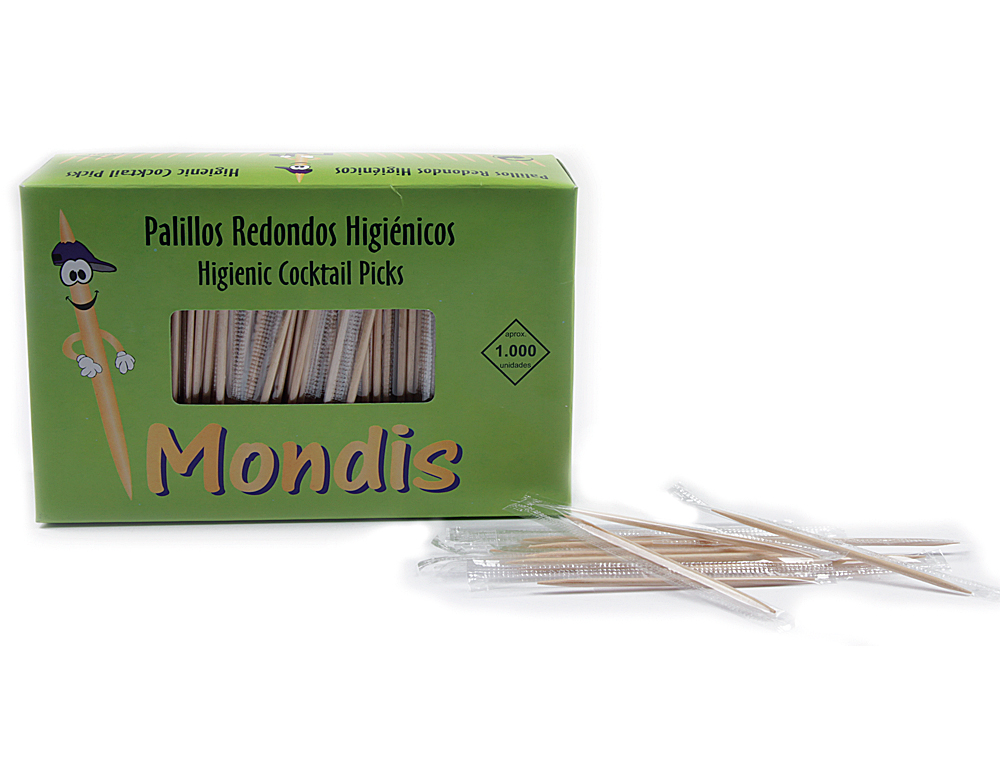 PALITOS DE DENTES EM BOLSA DE CELOFANE PACK DE 1000 UNIDADES