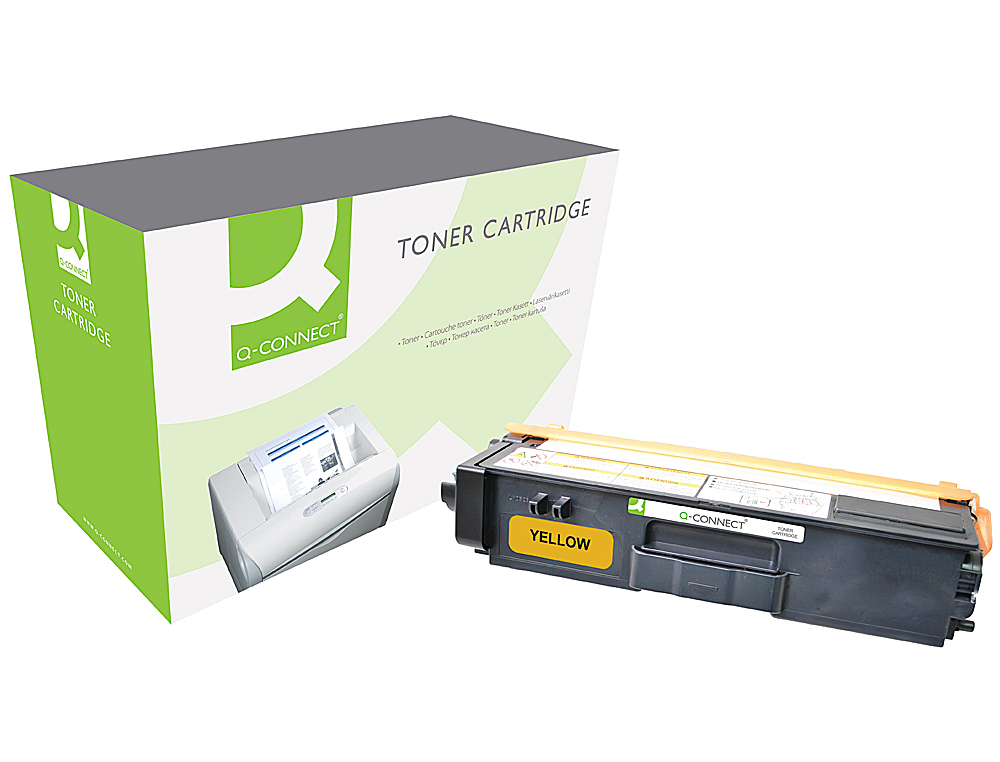 TONER Q-CONNECT COMPATIVEL BROTHER TN325Y HL-4140CN / 4150CDN / 4570CDW / 4570CDWT / DCP 9055CDN / 9270CDN / MFC 9460CDN