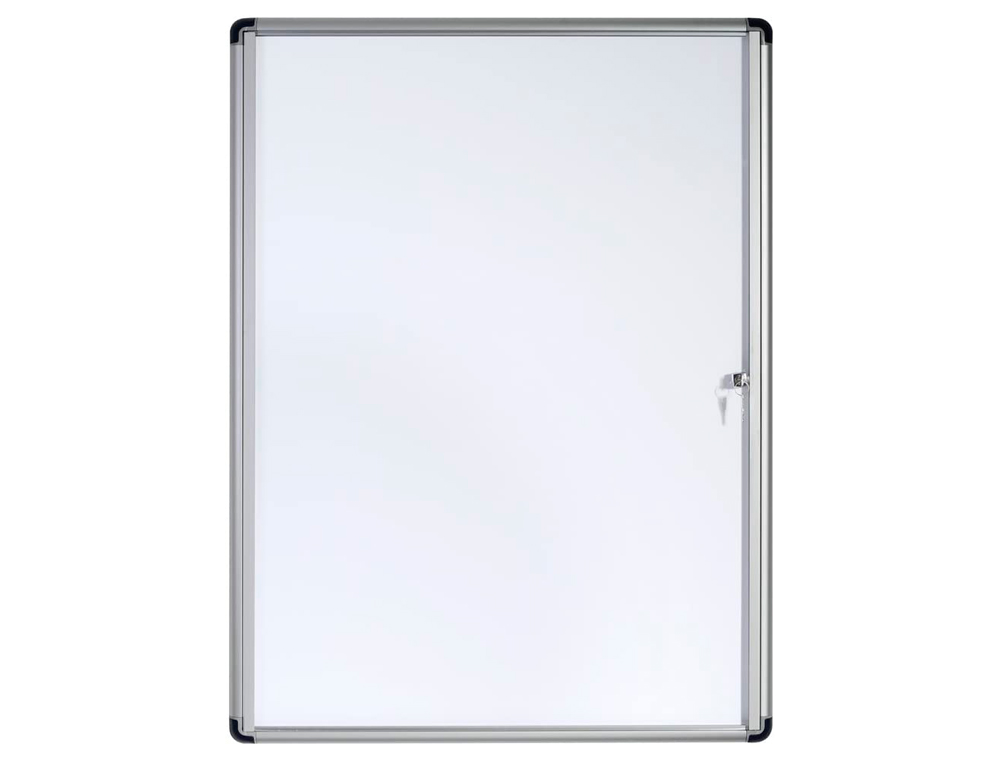 VITRINA DE ANUNCIOS BI-OFFICE FUNDO MAGNETICO EXTRAPLANA DE INTERIOR 94X98,1 CM