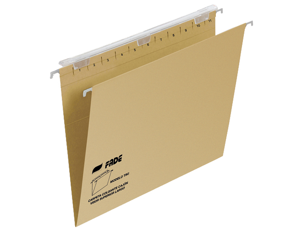 CAPAS DE SUSPENSAO FADE TIKI FOLIO PROLONGADO VISOR SUPERIOR 290 MM EFEITO LUPA KRAFT ECO 230 G/M LOMBADA V