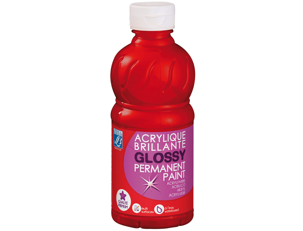 PINTURA ACRILICA L&B BRILHO VERMELHO PRIMARIO BOIAO DE 250 ML