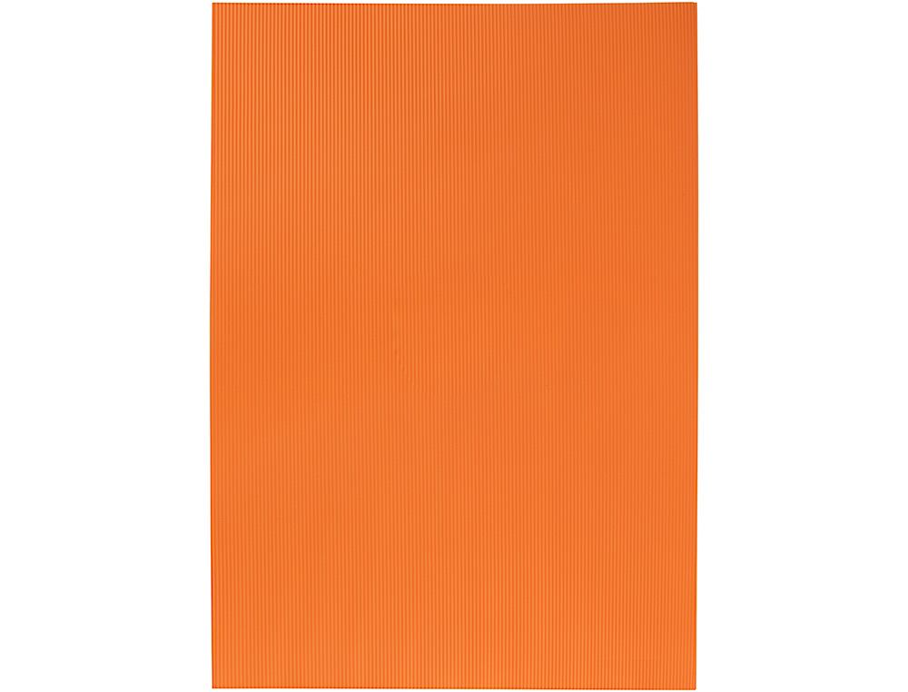 GOMA EVA ONDULADA LIDERPAPEL 50X70CM 2,2MM DE ESPESSURA LARANJA
