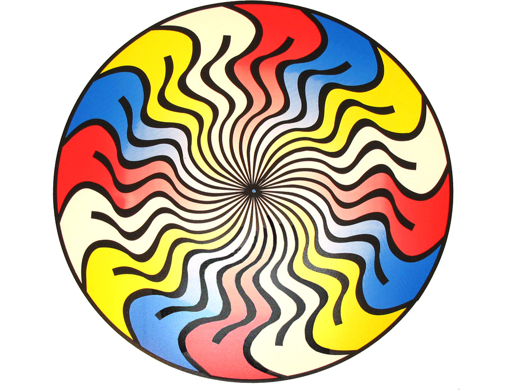 RODA GIGANTE HENBEA PLASTICO FLEXIVEL COM EFEITOS OPTICOS DIAMETRO 50 CM SET 12 UNIDADES