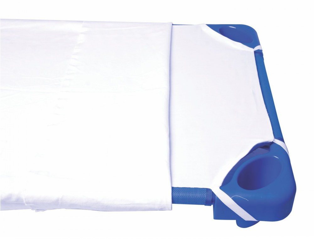 PROTECAO PARA CAMA DE CRECHE AMAYA BRANCA 50% ALGODAO 50% ACRILICO 126X55 CM