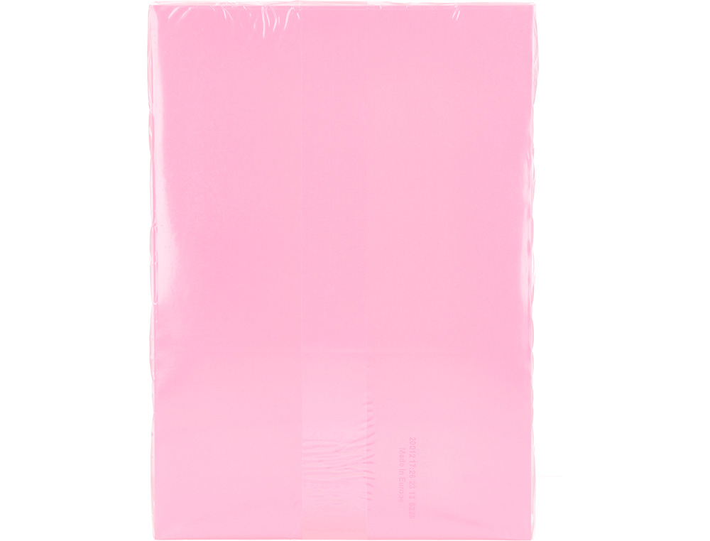 PAPEL DE COR Q-CONNECT DIN A4 80 GR ROSA EMBALAGEM DE 500 FOLHAS