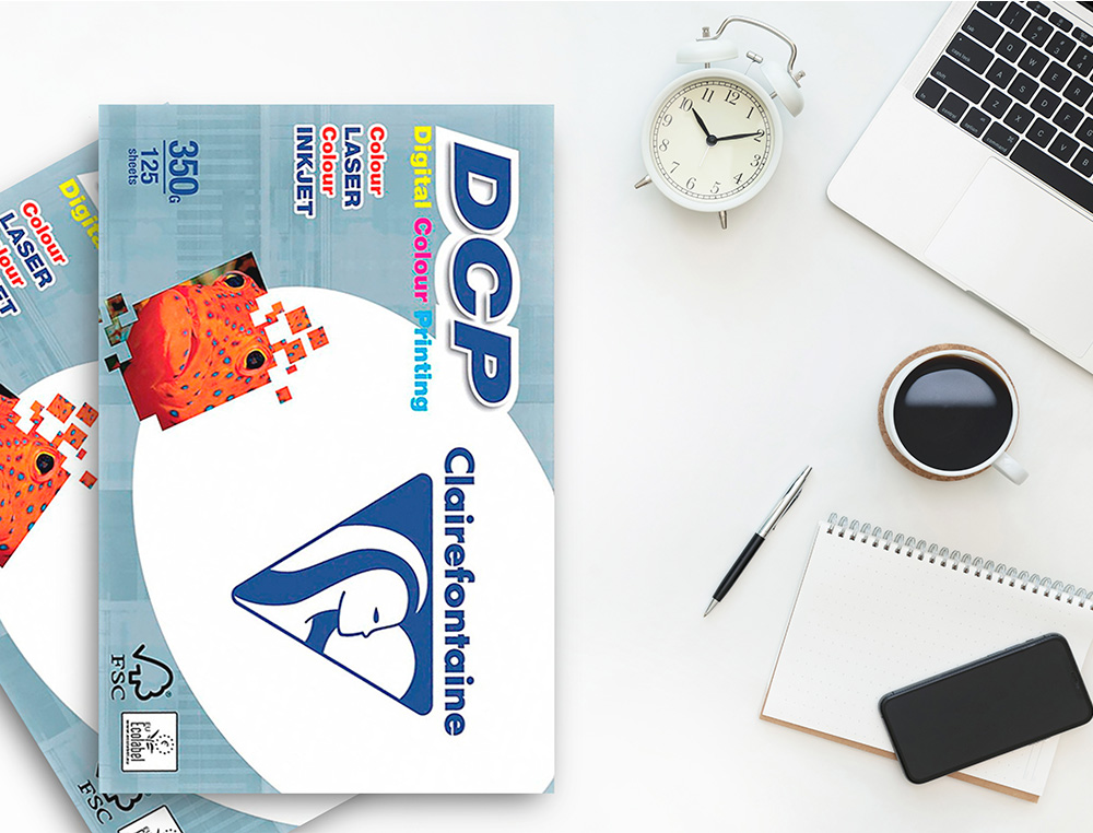 PAPEL FOTOCOPIA CLAIREFONTAINE DIN A3 350 GR EMBALAGEM DE 125 FOLHAS
