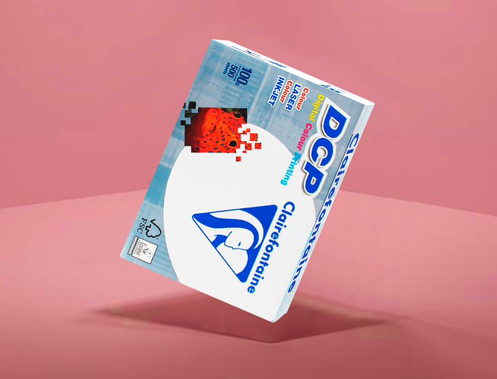 PAPEL FOTOCOPIA CLAIREFONTAINE DIN A3 100 GR EMBALAGEM DE 500 FOLHAS