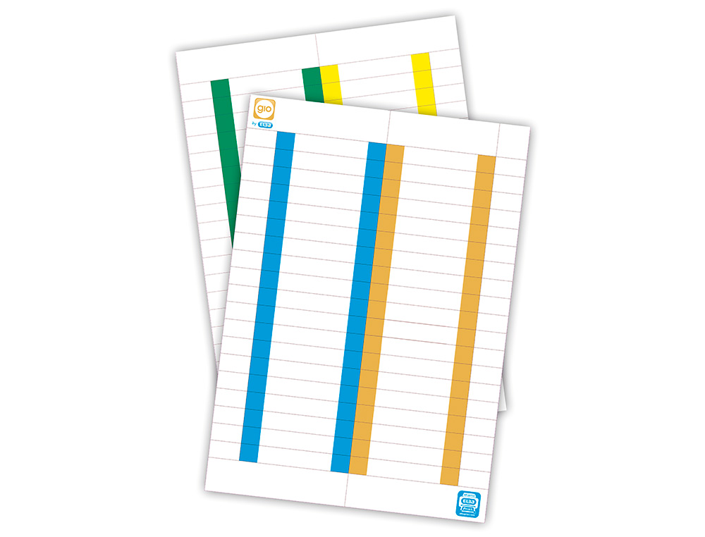 TIRA DE PAPEL ELBA PARA VISORES PACK DE 250 ETIQUETAS
