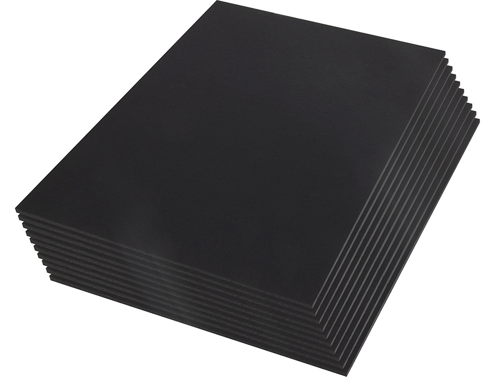 CARTAO K-LINE LIDERPAPEL DIN A4 5 MM DUPLA FACE PRETO
