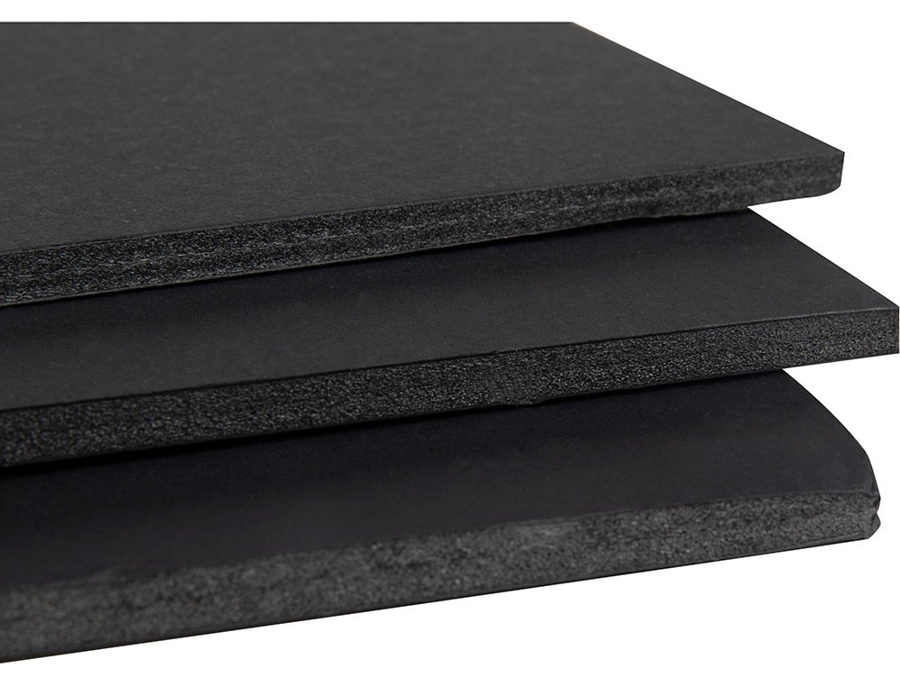 CARTAO K-LINE LIDERPAPEL DIN A4 5 MM DUPLA FACE PRETO