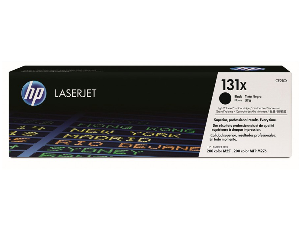 TONER HP 131X LASERJET PRO 200/ M251 CF210X PRETO 2400 PAG