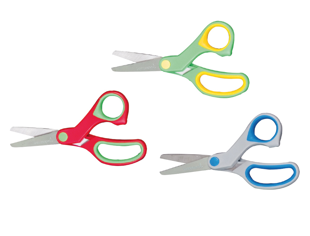 TESOURA ESCOLAR LIDERPAPEL -SOFT ERGONOMICA UNIDADE