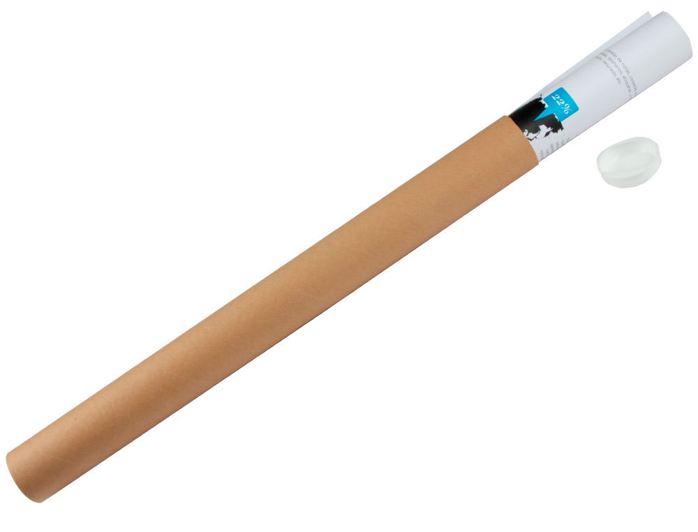 TUBO DE CARTAO Q-CONNECT PORTADOCUMENTOS CAPA PLASTICO 60X640 MM