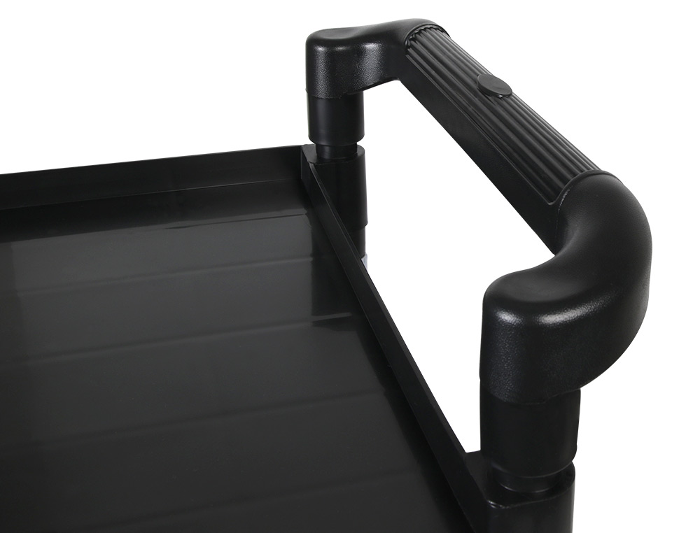 CARRO DE SERVICO MULTIFUNCIONAL Q-CONNECT 3 PRATELEIRAS EM PLASTICO 830X420X970 MM
