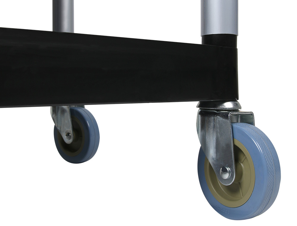 CARRO DE SERVICO MULTIFUNCIONAL Q-CONNECT 3 PRATELEIRAS EM PLASTICO 830X420X970 MM