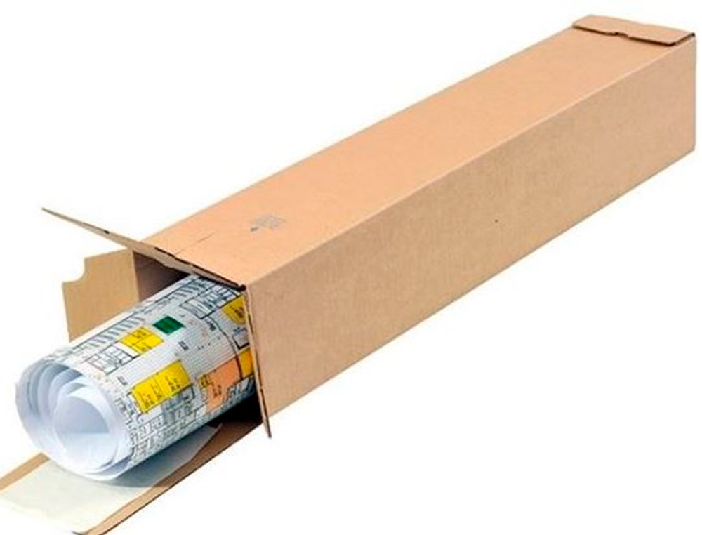 CAIXA PARA EMBALAR Q-CONNECT TUBO MEDIDAS 1020X150X150 MM ESPESSURA CARTAO 3 MM
