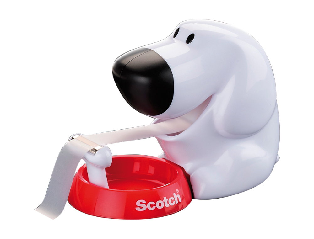 DESENROLADOR SCOTCH DE SECRETARIA DOGGY C31 DE 19MM X7,5 MT INCLUI ROLO DE FITA MAGIC