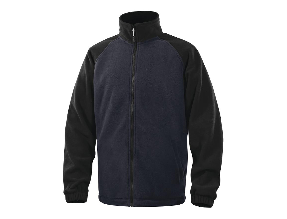 CASACO POLAR DELTAPLUS COM PUNHOS ELASTICOS E 2 BOLSOS COR AZUL TAMANHO XL