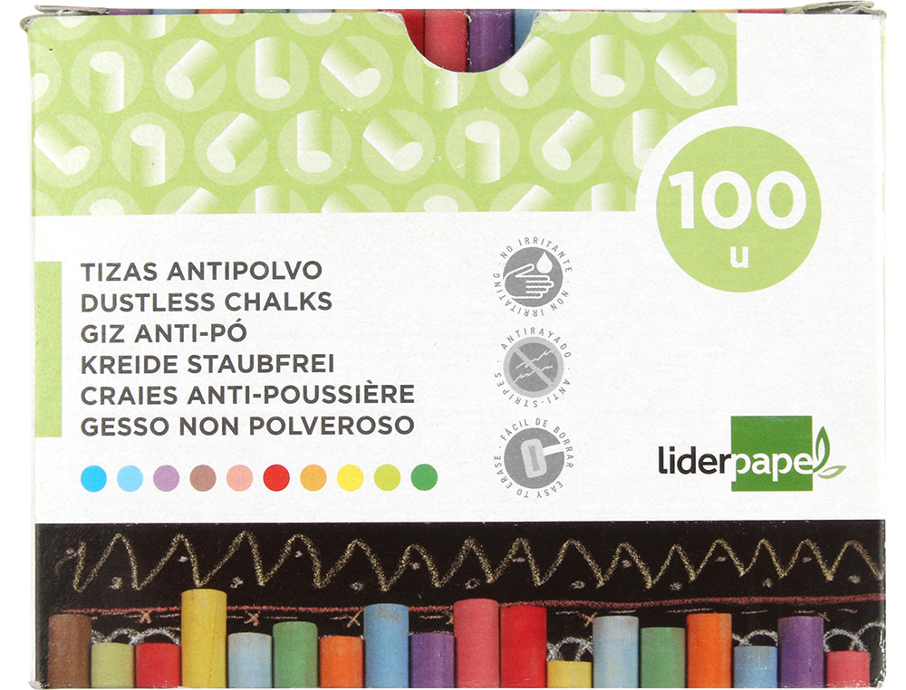 GIZ CORIDO ANTI P LIDERPAPEL CAIXA 100 UNIDADES CORES SORTIDAS