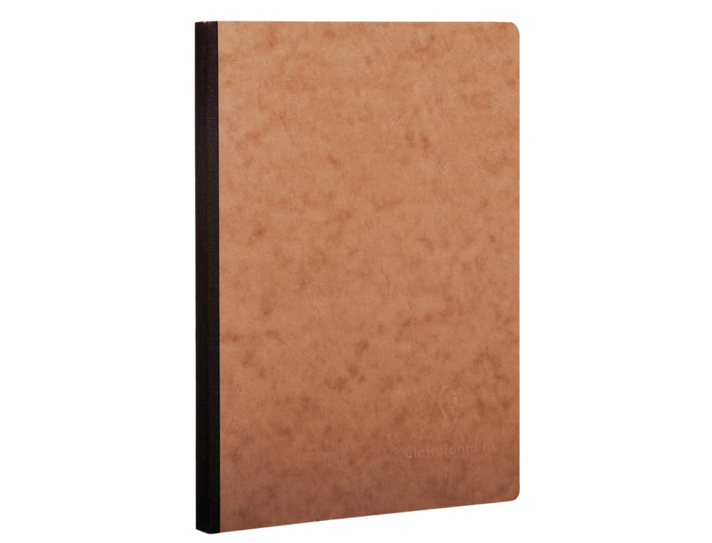 CADERNO CLAIREFONTAINE CAPA CARTOLINA DIN A5 QUADRICULADO 5 MM 96 FOLHAS COR KRAFT