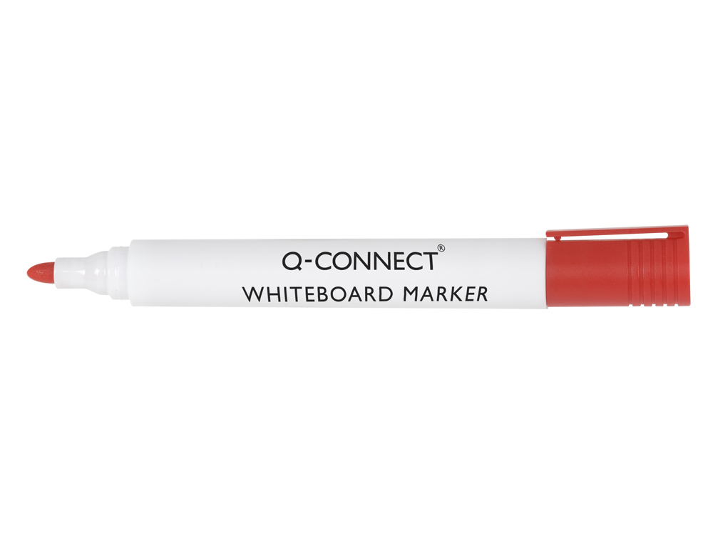 MARCADOR Q-CONNECT QUADRO BRANCO VERMELHO PONTA REDONDA 3.0 MM
