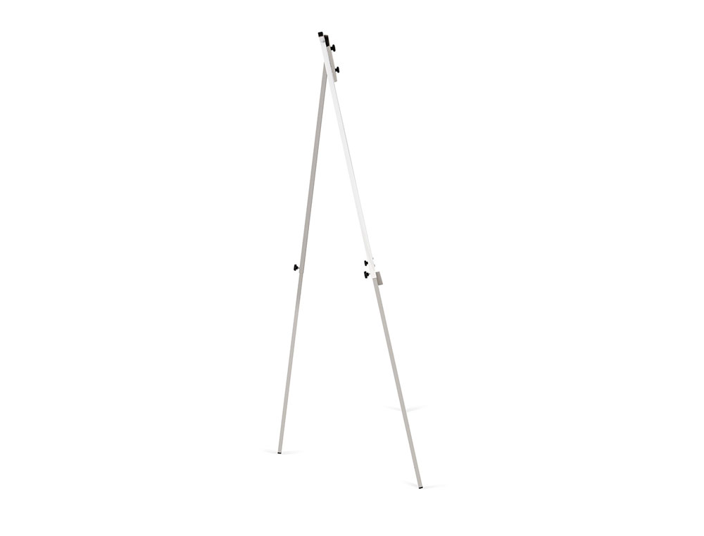 QUADRO BRANCO ROCADA COM TRIPE PARA CONFERENCIAS MAGNETICA LACADA BRACO EXTENSIVEL 68X104 CM ALTURA