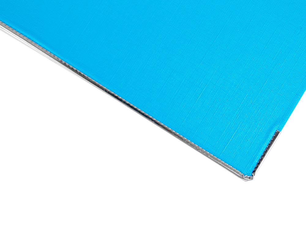 PASTA DE ARQUIVO DE ALAVANCA LIDERPAPEL DOCUMENTA PVC DIN A4 LOMBADA 75 MM CELESTE