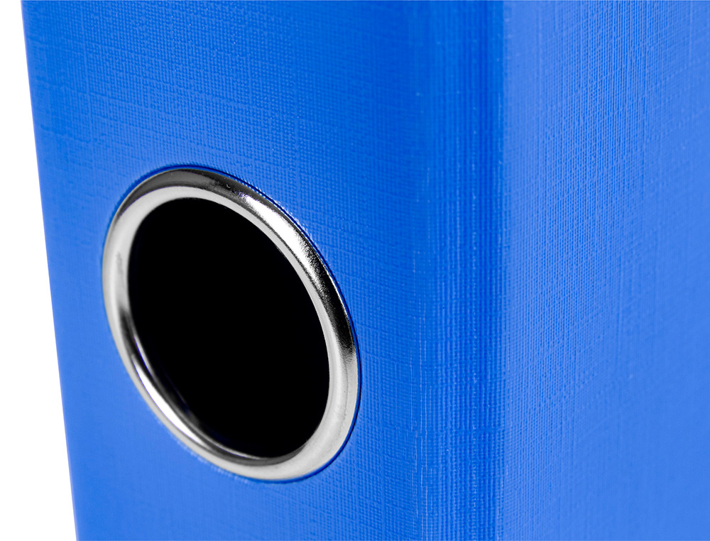 PASTA DE ARQUIVO DE ALAVANCA LIDERPAPEL DOCUMENTA PVC FOLIO LOMBADA 52 MM AZUL